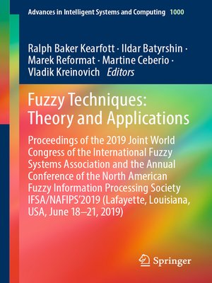 cover image of Fuzzy Techniques